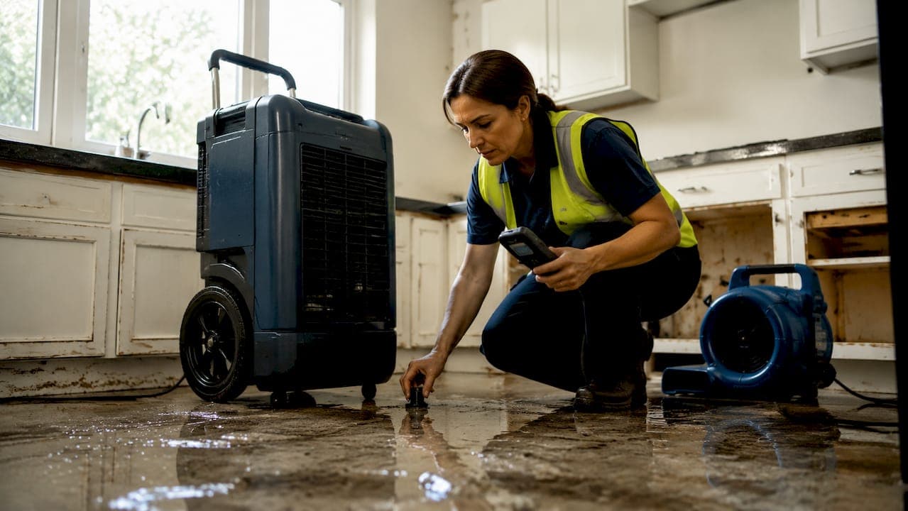 How Dehumidifiers Aid Restoration After Water Damage